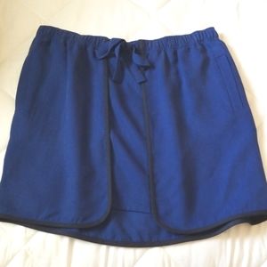 New Lacoste Blue Pull On Skirt Sz 28